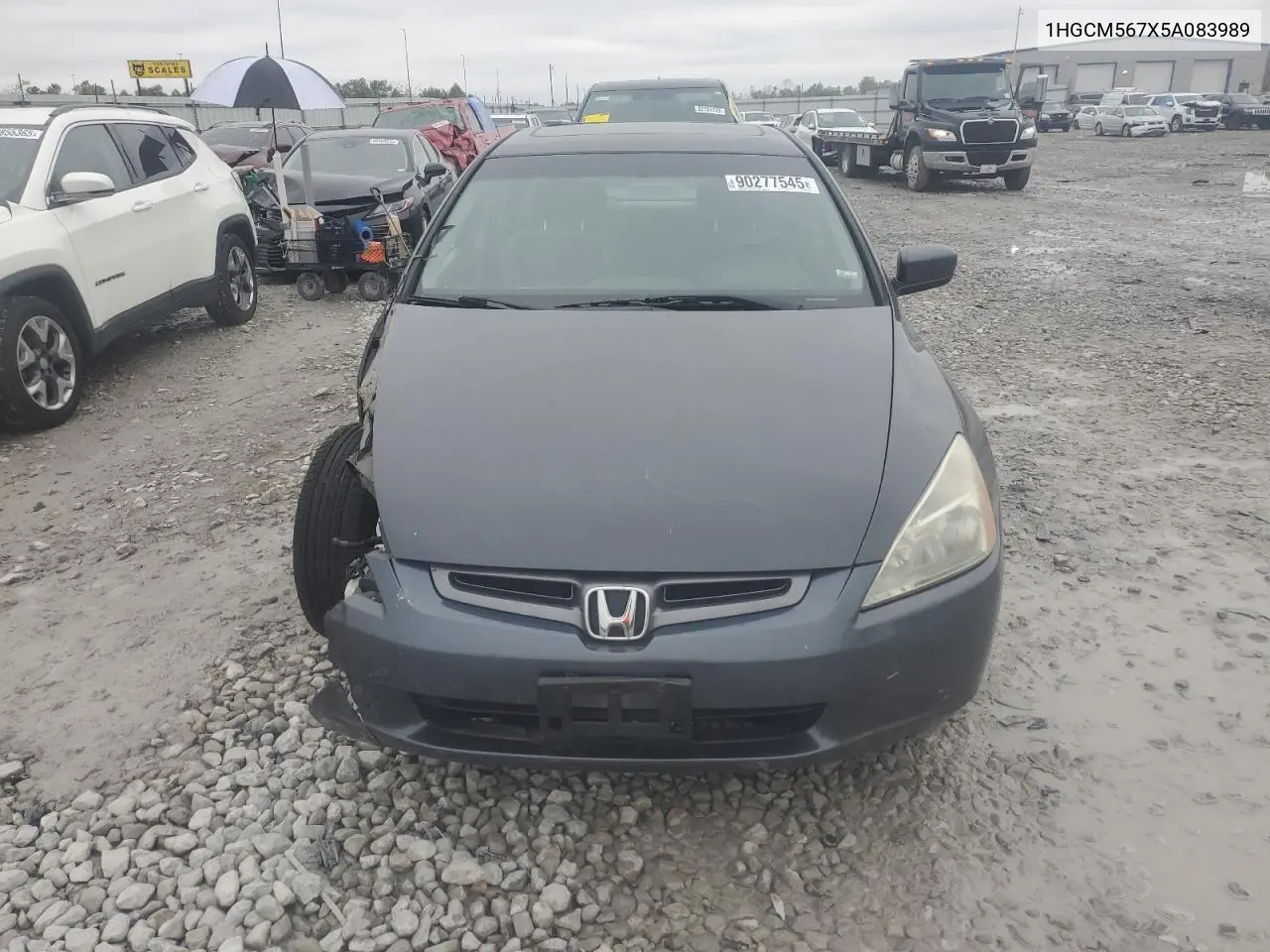 1HGCM567X5A083989 2005 Honda Accord Ex