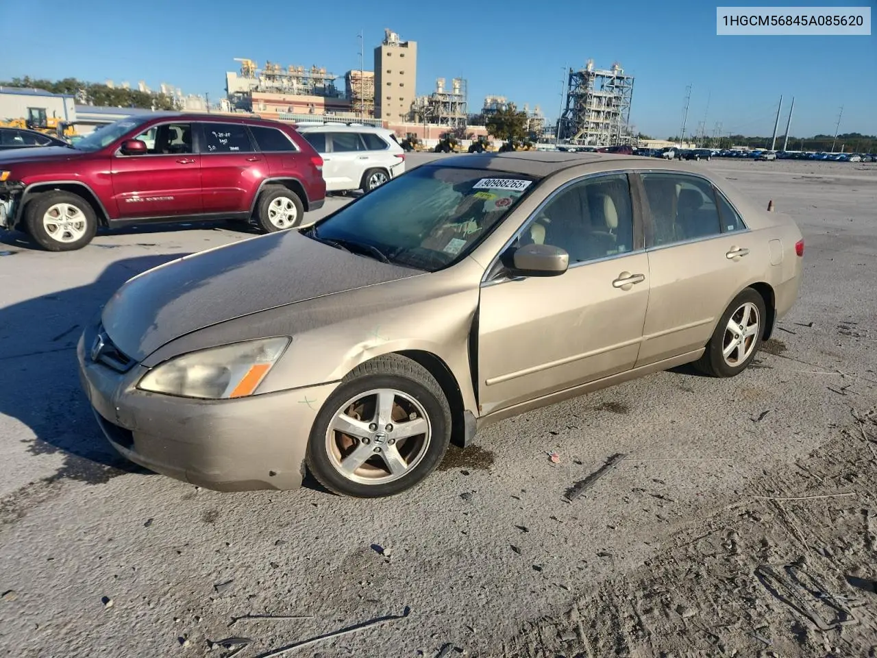 1HGCM56845A085620 2005 Honda Accord Ex