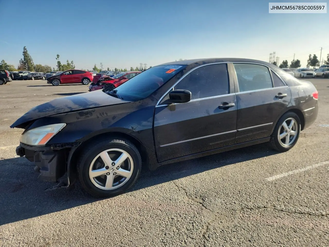 JHMCM56785C005597 2005 Honda Accord Ex