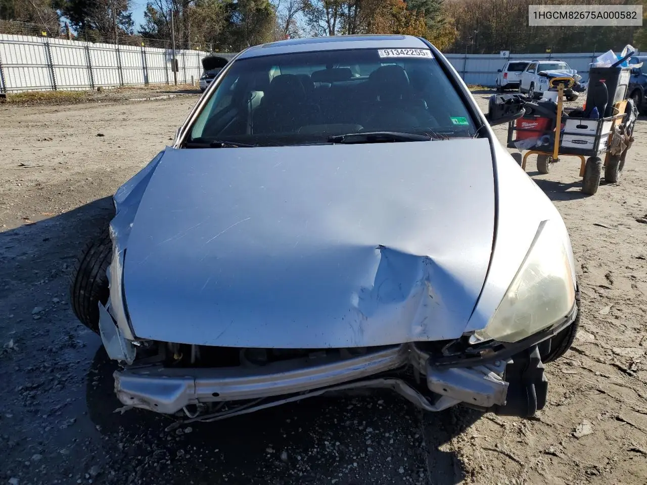 1HGCM82675A000582 2005 Honda Accord Ex