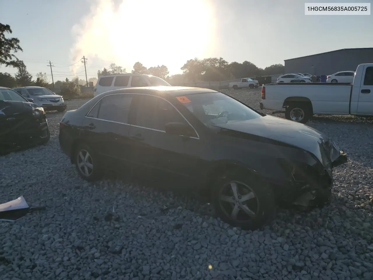 1HGCM56835A005725 2005 Honda Accord Ex