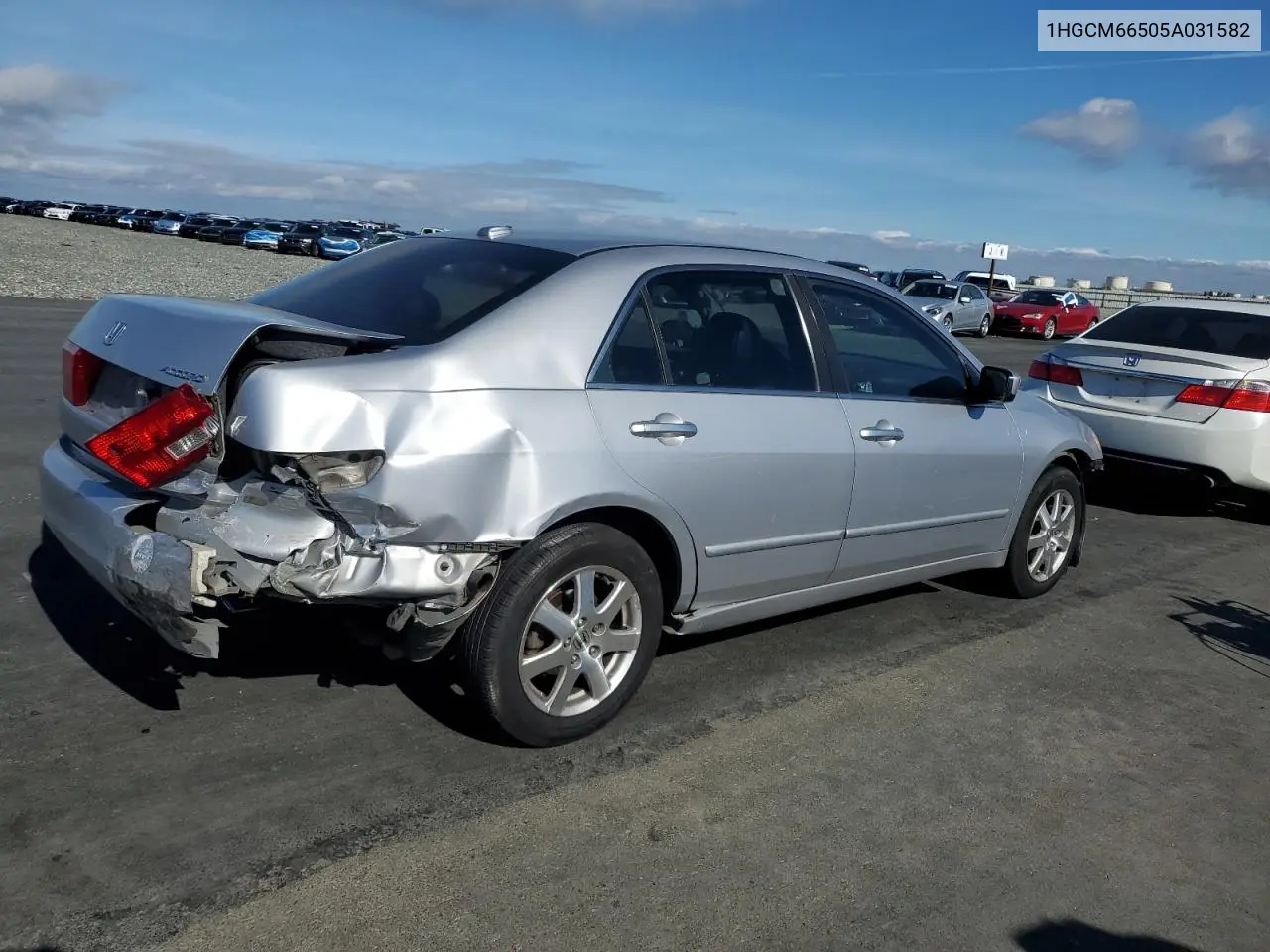 1HGCM66505A031582 2005 Honda Accord Ex