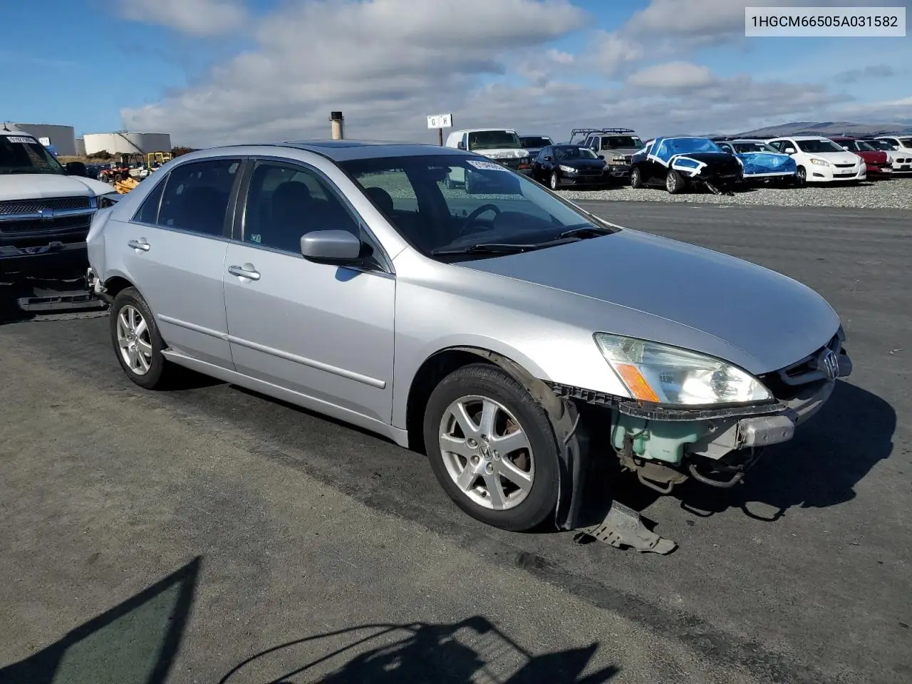 1HGCM66505A031582 2005 Honda Accord Ex