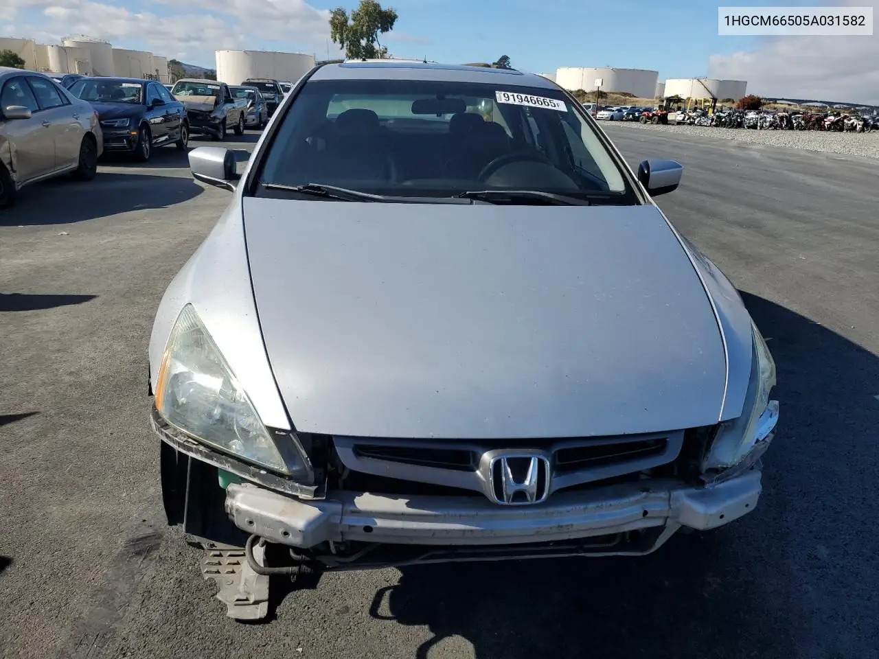 1HGCM66505A031582 2005 Honda Accord Ex