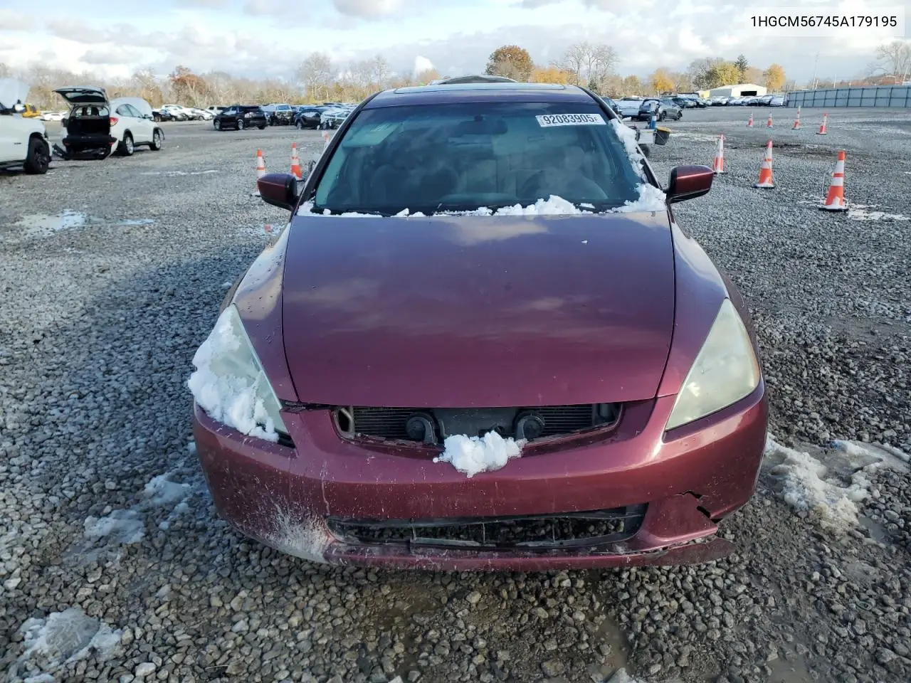 1HGCM56745A179195 2005 Honda Accord Ex