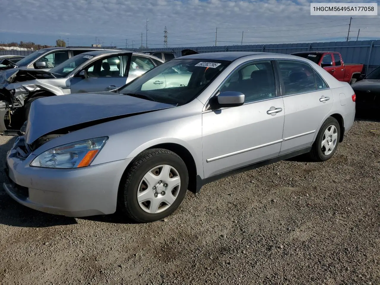 1HGCM56495A177058 2005 Honda Accord Lx