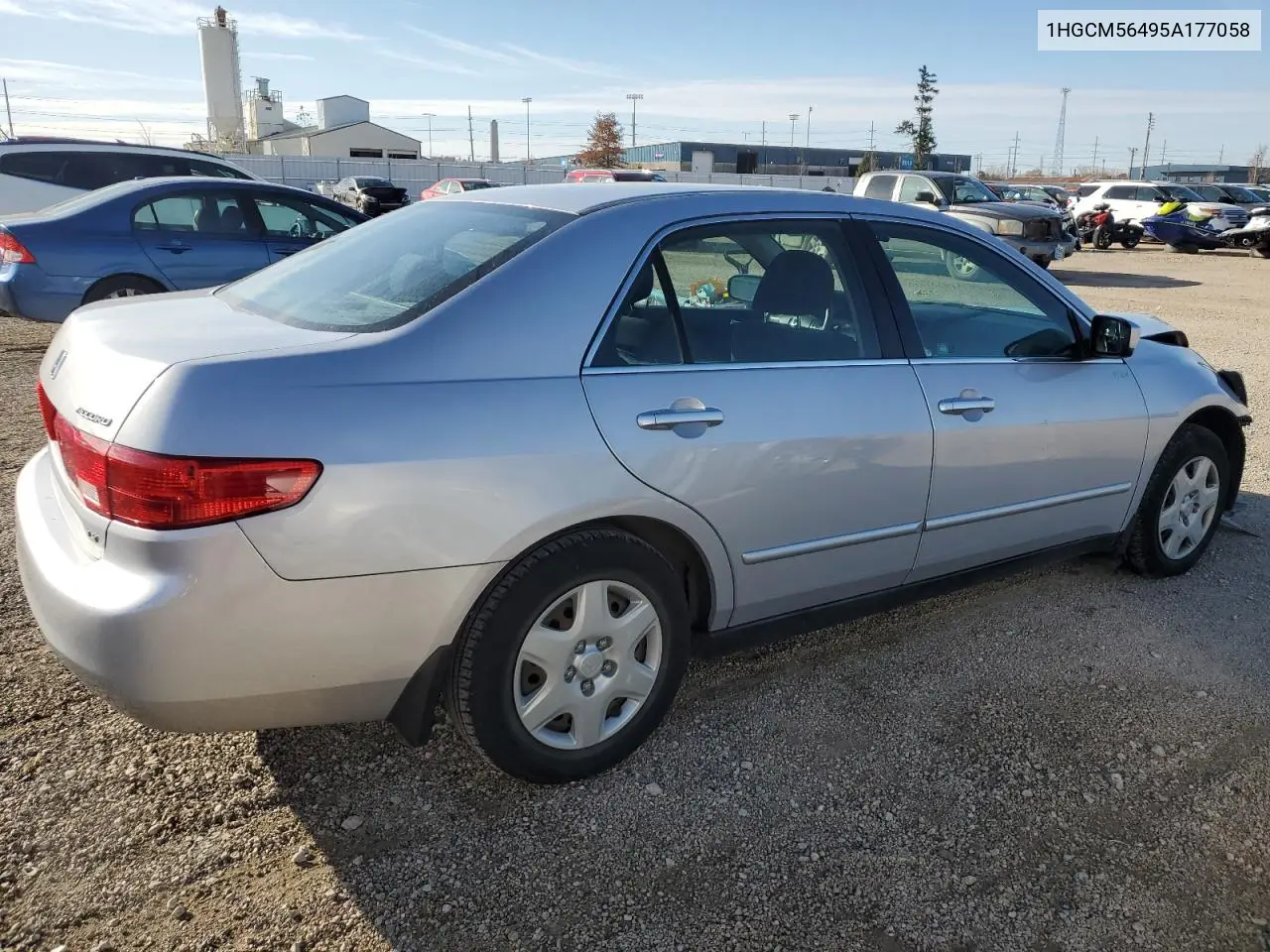 1HGCM56495A177058 2005 Honda Accord Lx