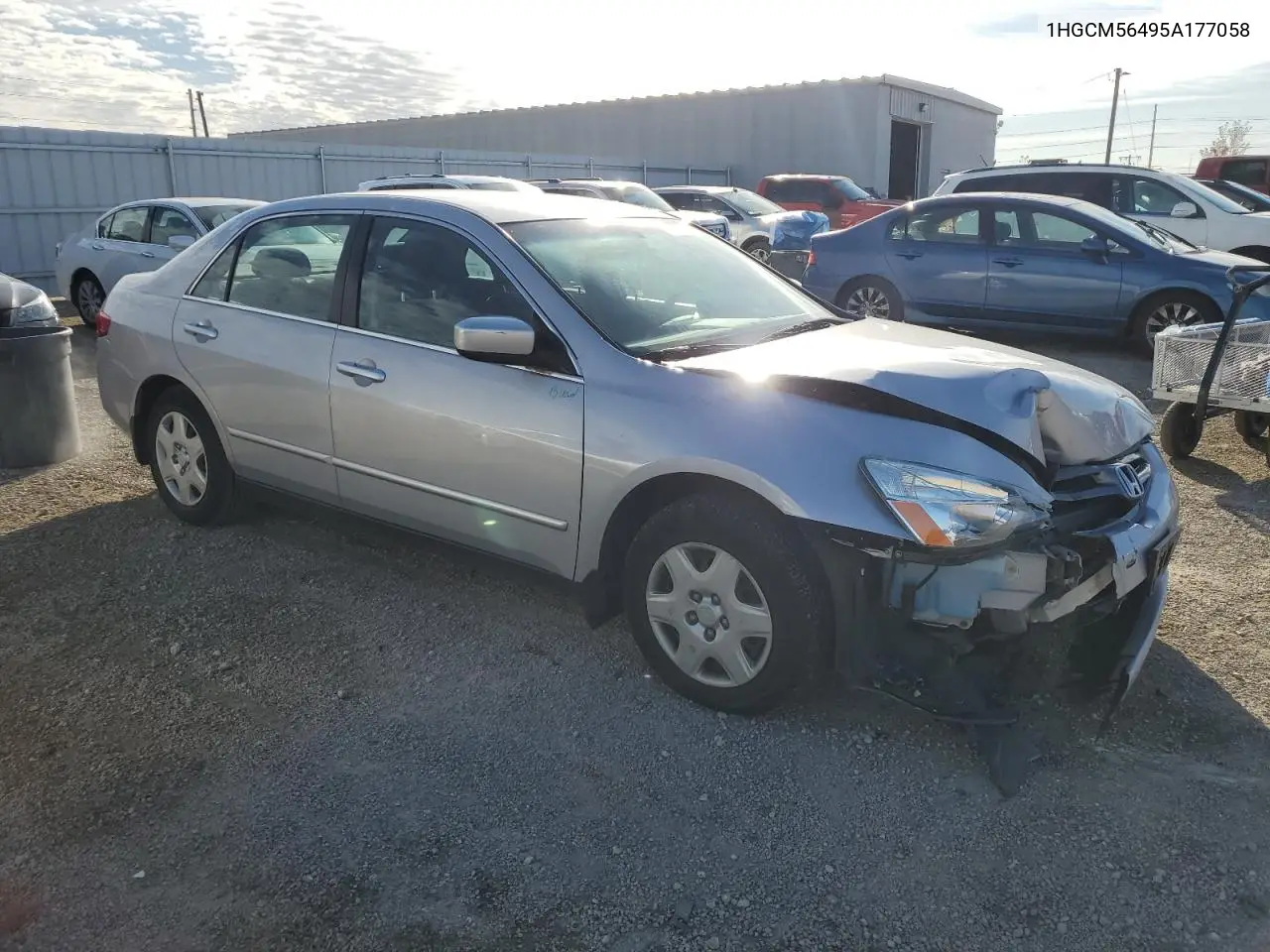 1HGCM56495A177058 2005 Honda Accord Lx