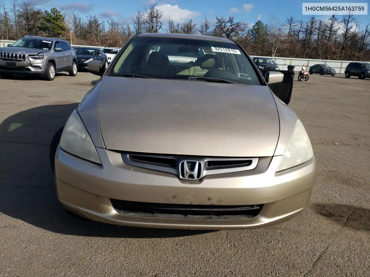 1HGCM56425A163759 2005 Honda Accord Lx