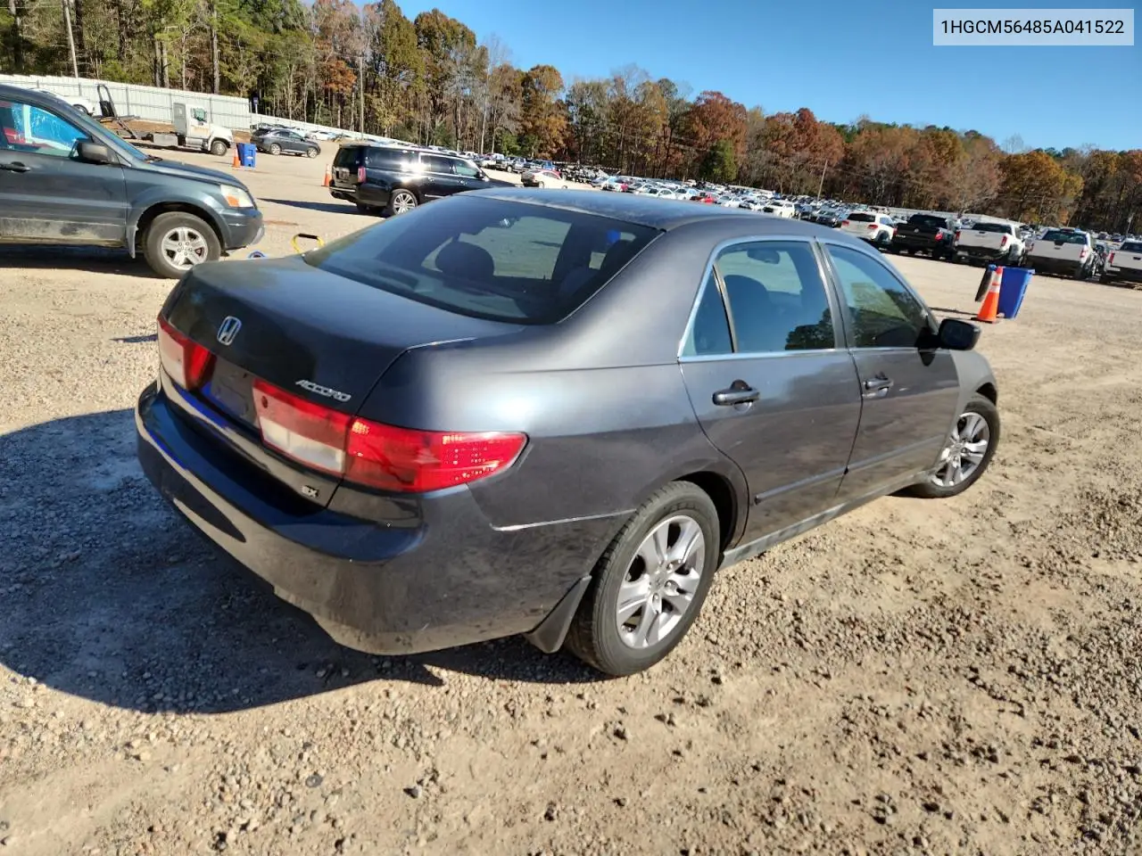 1HGCM56485A041522 2005 Honda Accord Lx