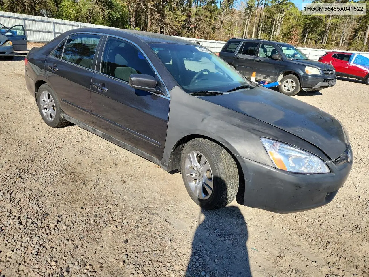 1HGCM56485A041522 2005 Honda Accord Lx