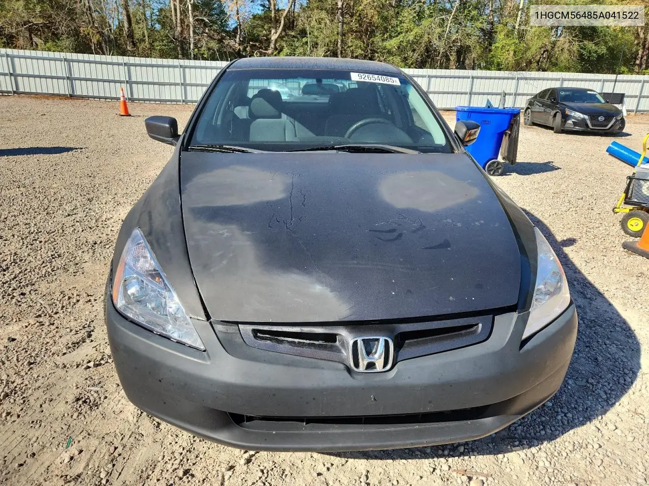 1HGCM56485A041522 2005 Honda Accord Lx