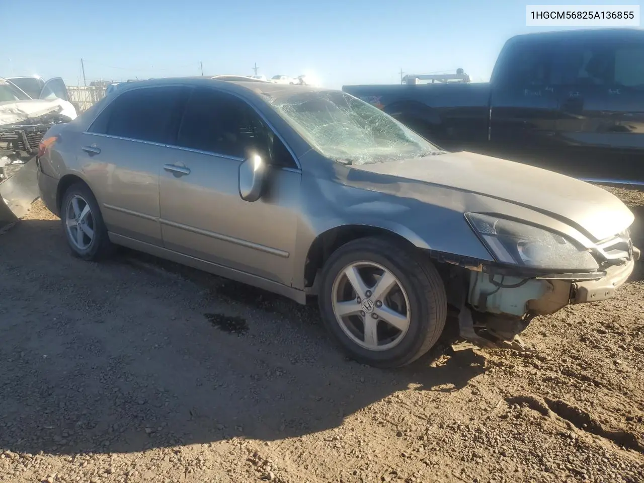 1HGCM56825A136855 2005 Honda Accord Ex