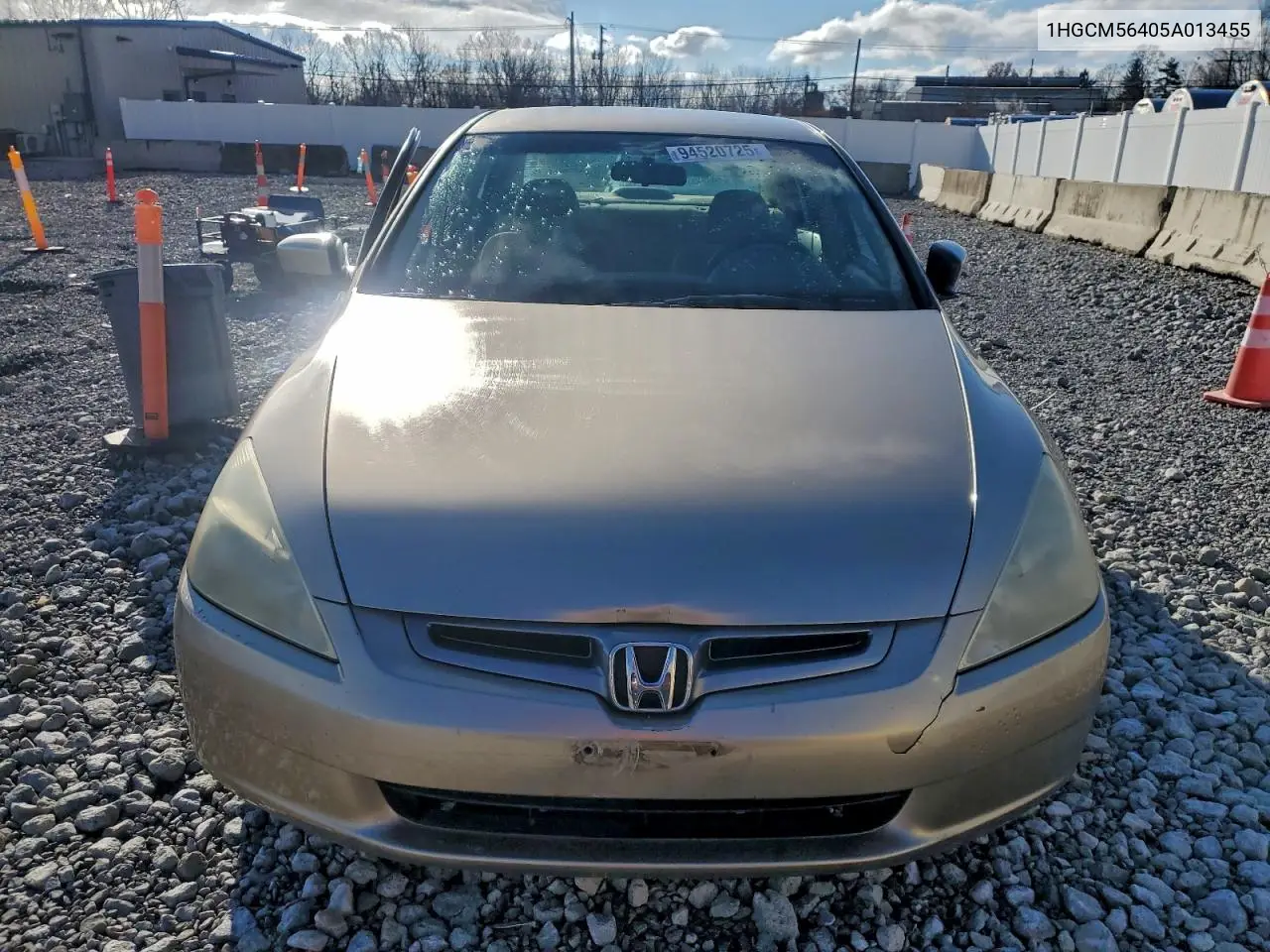 1HGCM56405A013455 2005 Honda Accord Lx