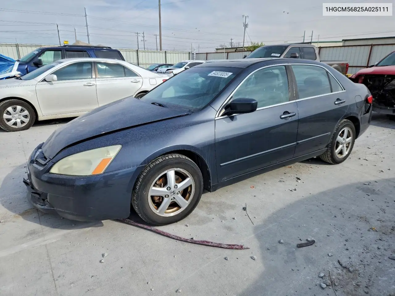 1HGCM56825A025111 2005 Honda Accord Ex