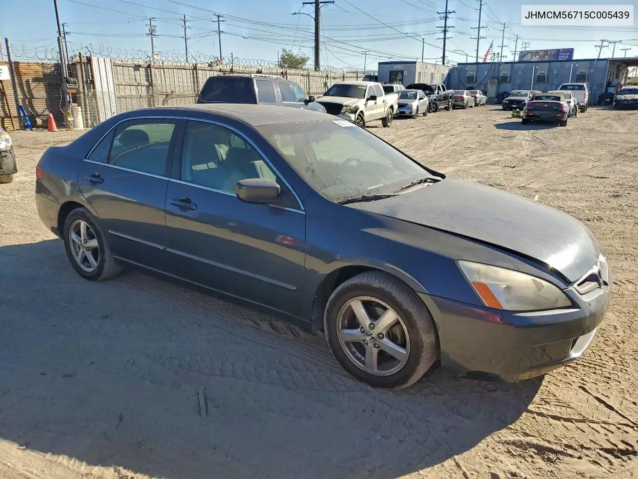 JHMCM56715C005439 2005 Honda Accord Ex