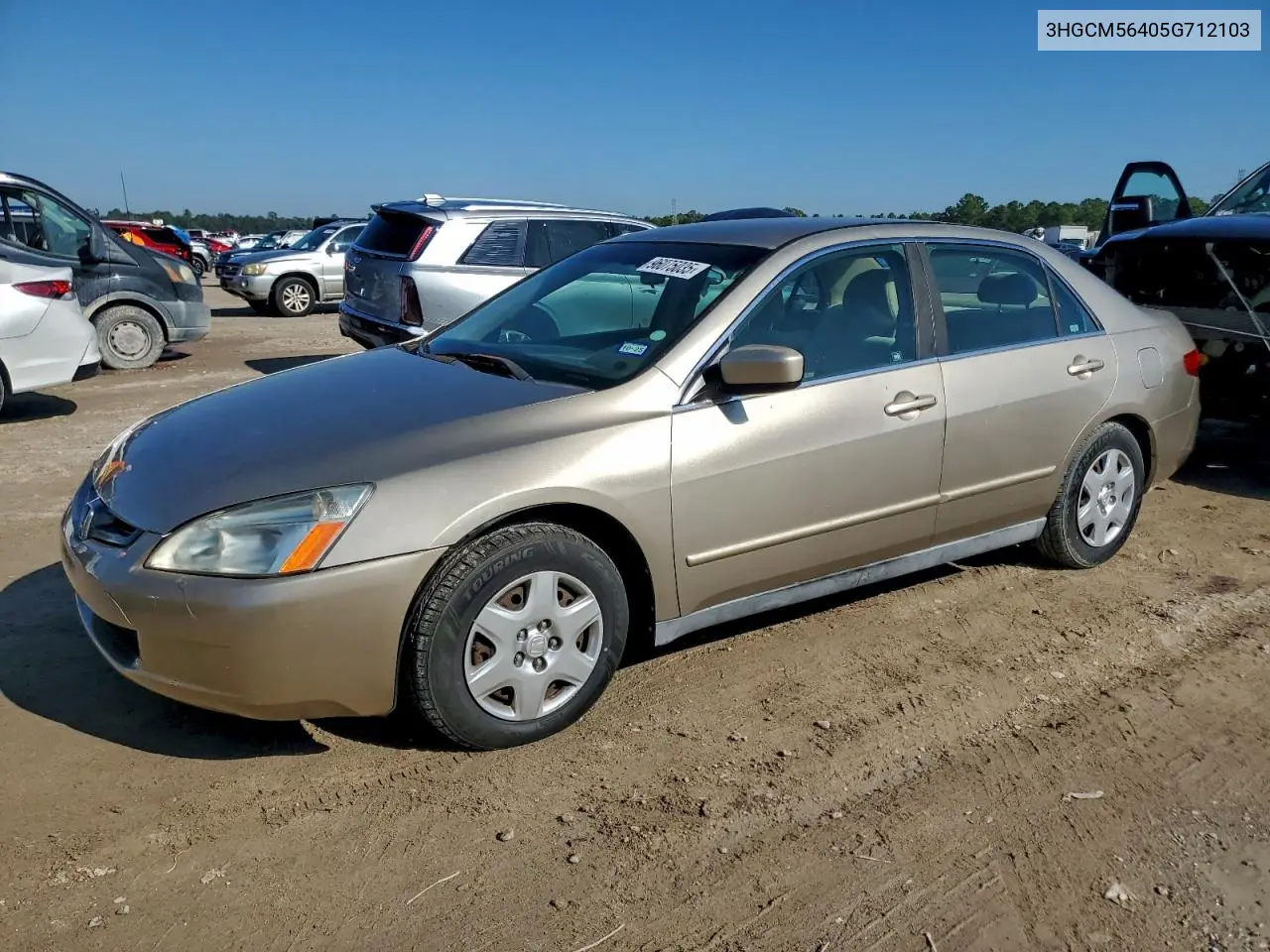 3HGCM56405G712103 2005 Honda Accord Lx
