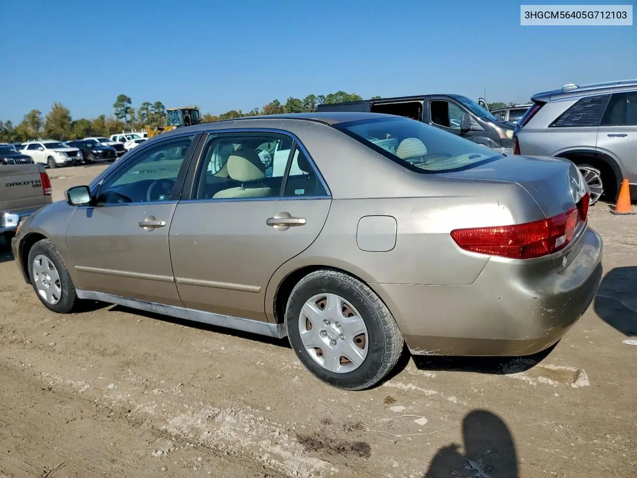 3HGCM56405G712103 2005 Honda Accord Lx