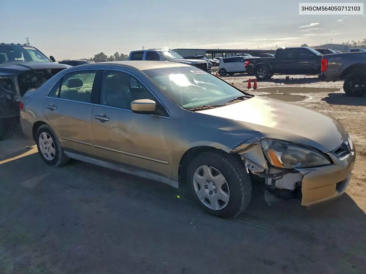 3HGCM56405G712103 2005 Honda Accord Lx