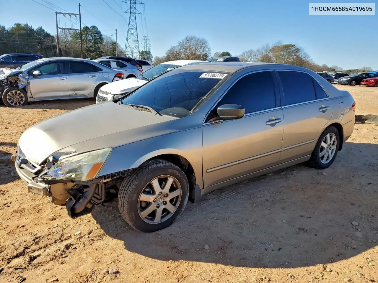 1HGCM66585A019695 2005 Honda Accord Ex