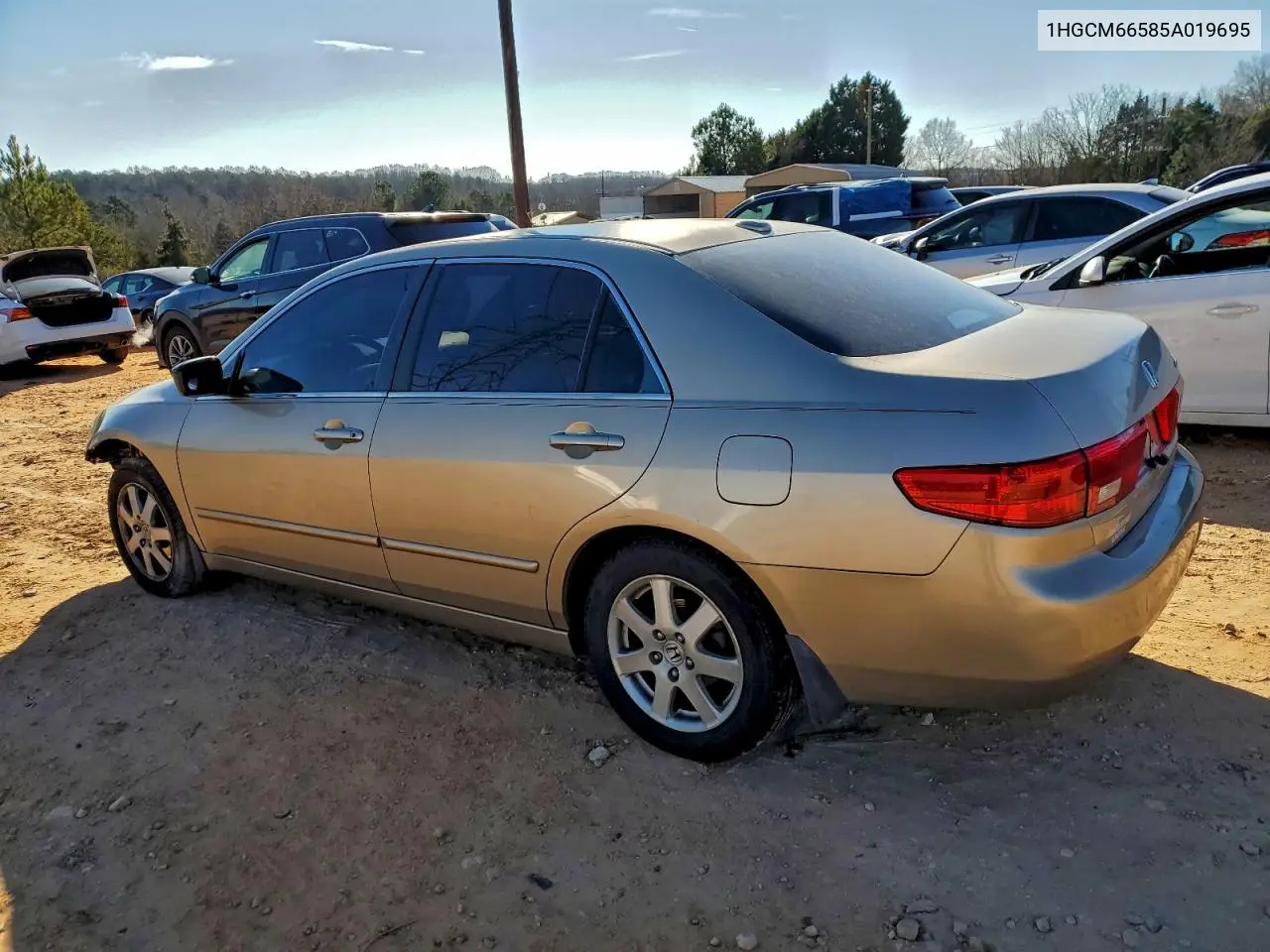 1HGCM66585A019695 2005 Honda Accord Ex