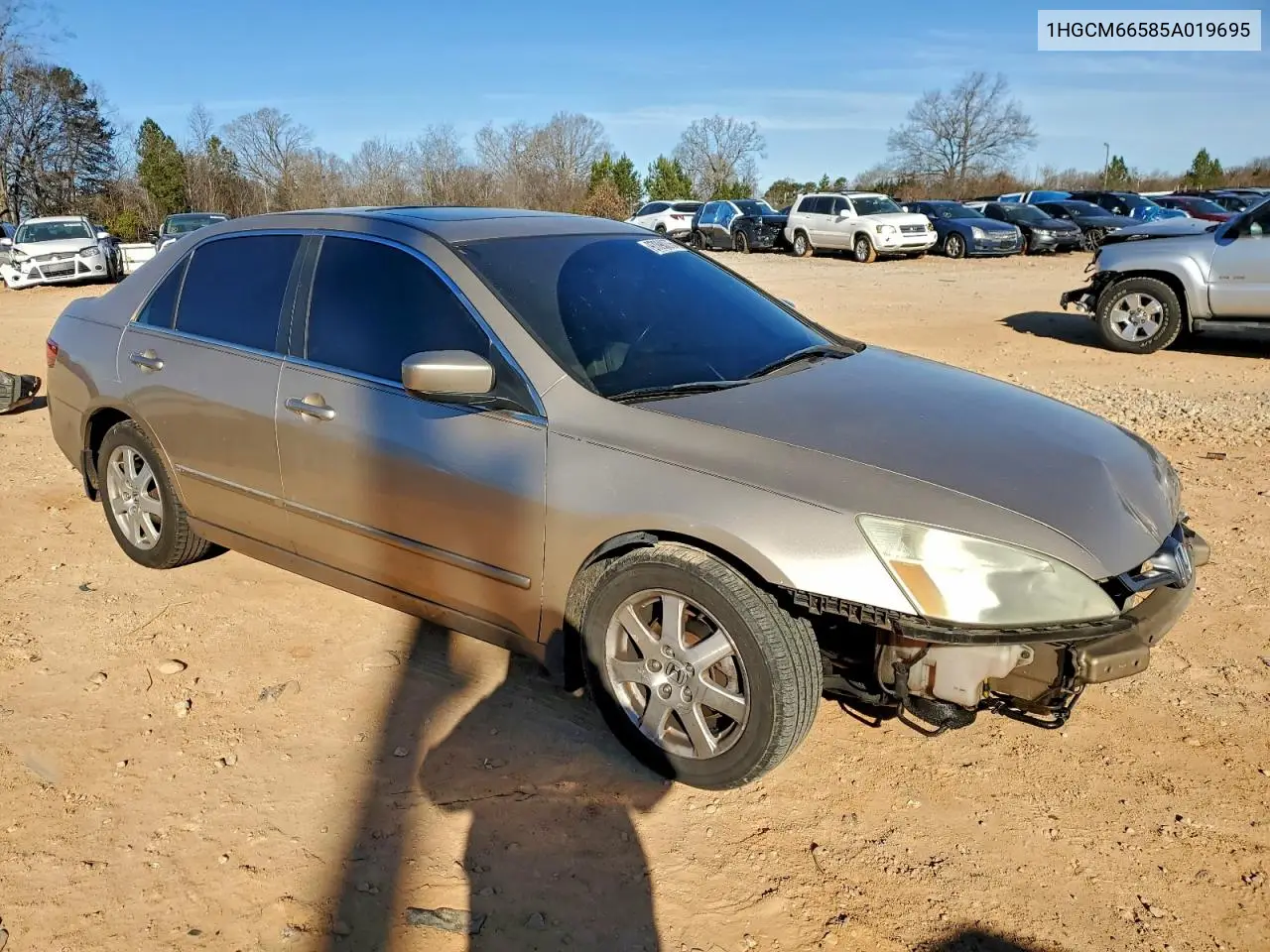 1HGCM66585A019695 2005 Honda Accord Ex