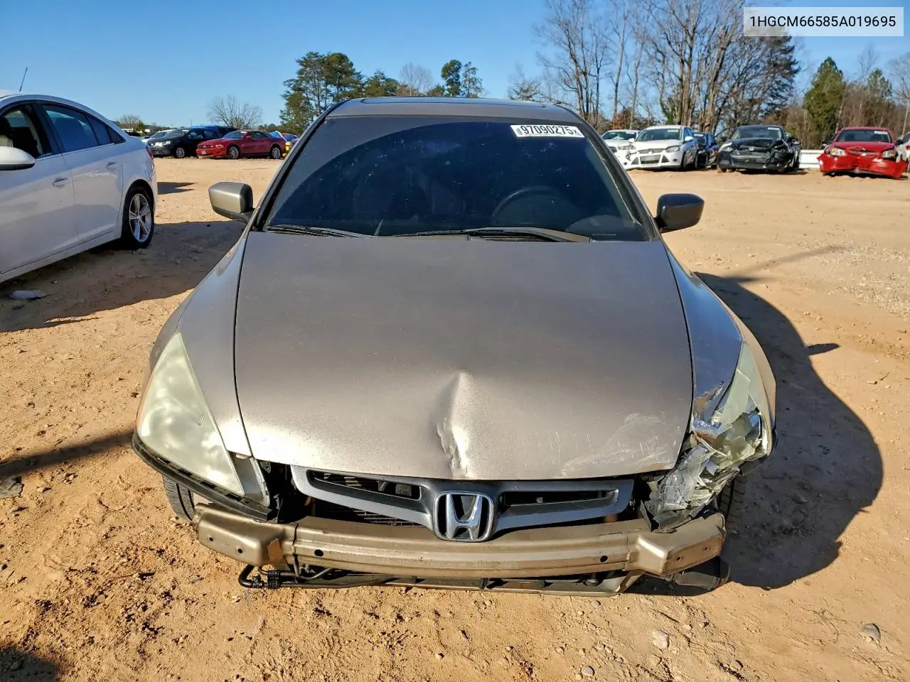 1HGCM66585A019695 2005 Honda Accord Ex