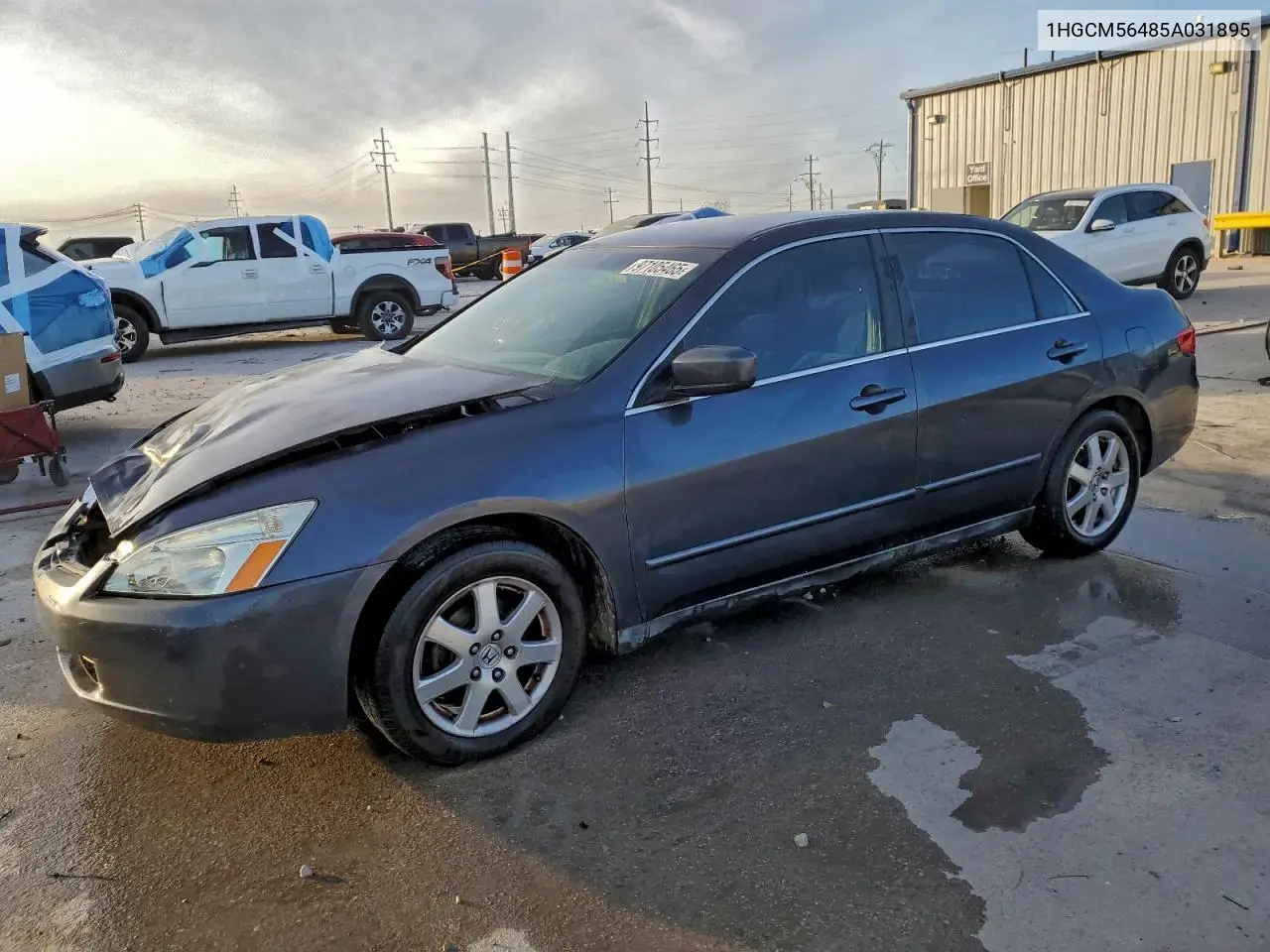 1HGCM56485A031895 2005 Honda Accord Lx