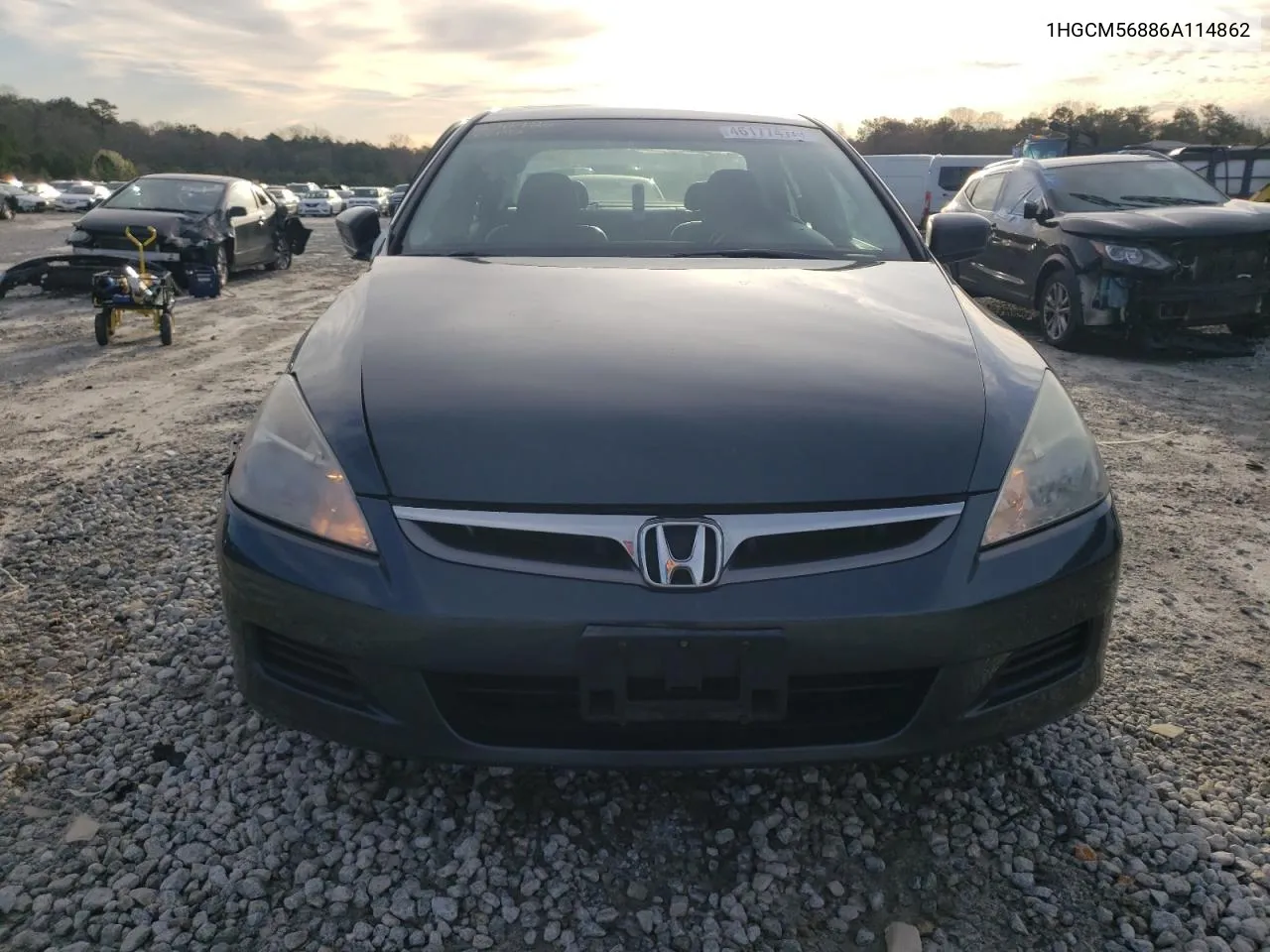 2006 Honda Accord Ex VIN: 1HGCM56886A114862 Lot: 46177474