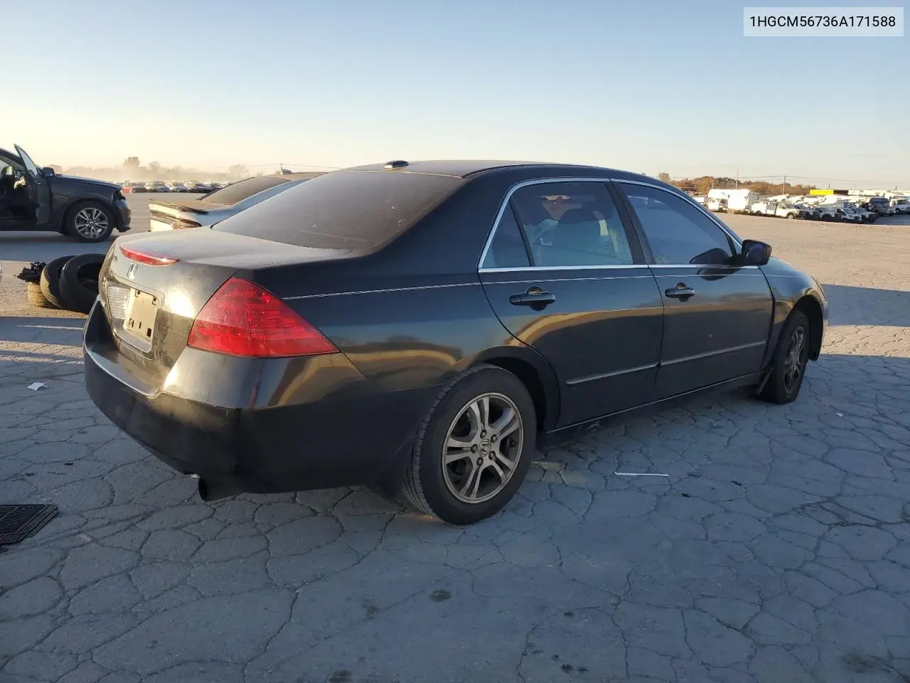 1HGCM56736A171588 2006 Honda Accord Ex