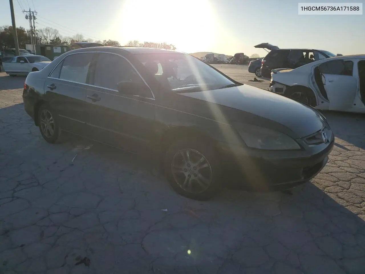 1HGCM56736A171588 2006 Honda Accord Ex