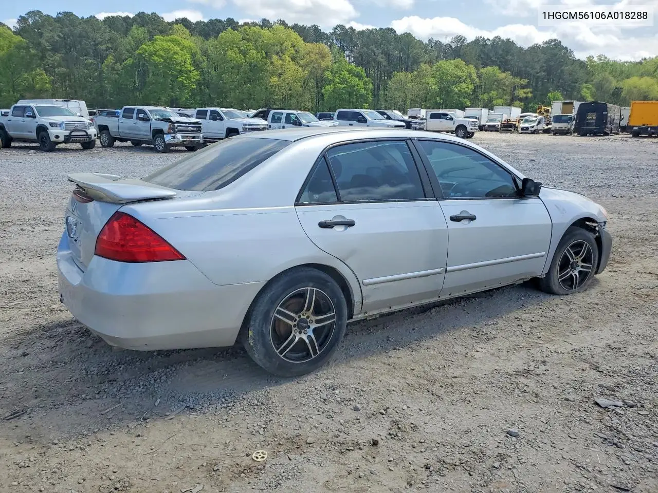 1HGCM56106A018288 2006 Honda Accord Value