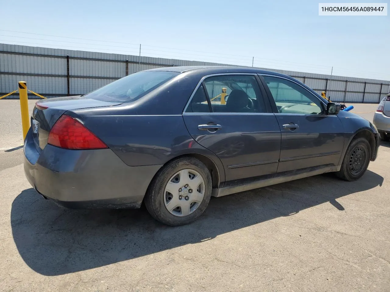 2006 Honda Accord Lx VIN: 1HGCM56456A089447 Lot: 62500484