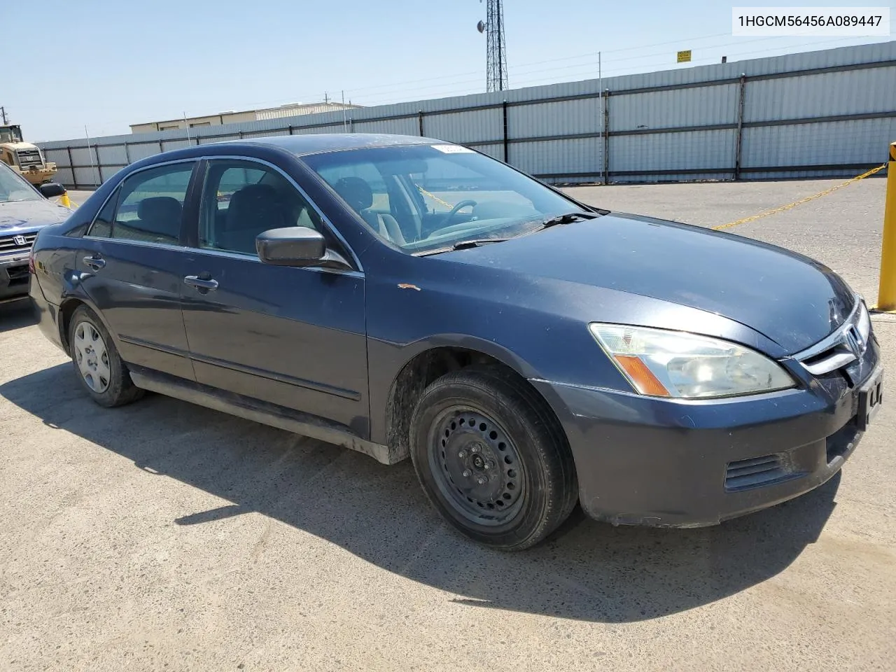 2006 Honda Accord Lx VIN: 1HGCM56456A089447 Lot: 62500484