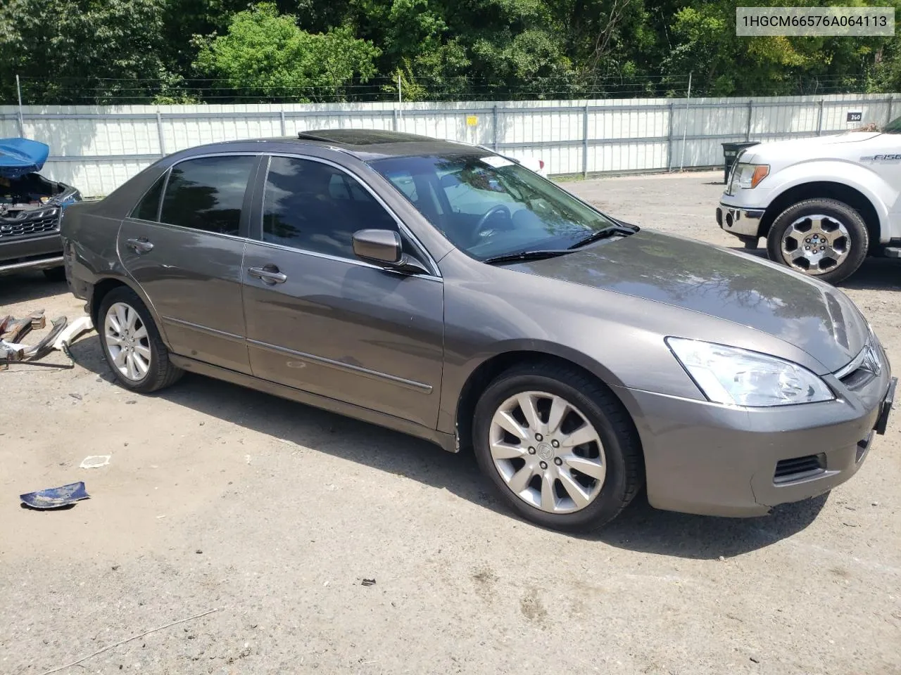 2006 Honda Accord Ex VIN: 1HGCM66576A064113 Lot: 63171234