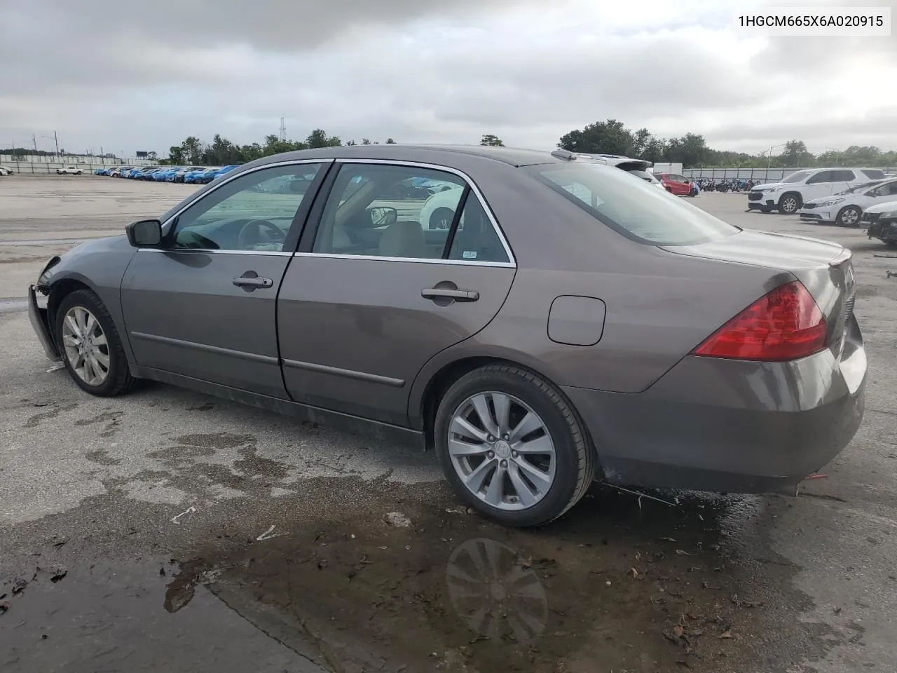 2006 Honda Accord Ex VIN: 1HGCM665X6A020915 Lot: 71275824