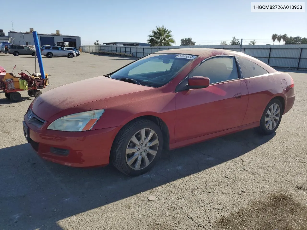 2006 Honda Accord Ex VIN: 1HGCM82726A010933 Lot: 71583674