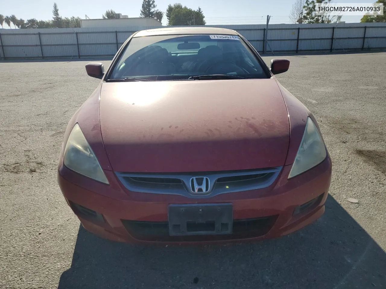 2006 Honda Accord Ex VIN: 1HGCM82726A010933 Lot: 71583674