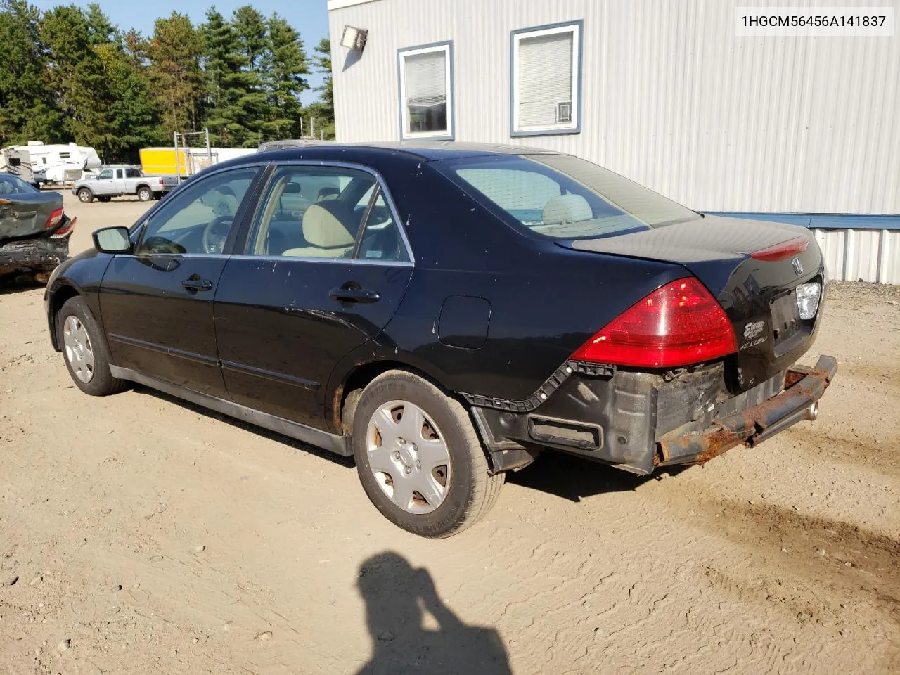 2006 Honda Accord Lx VIN: 1HGCM56456A141837 Lot: 71616354