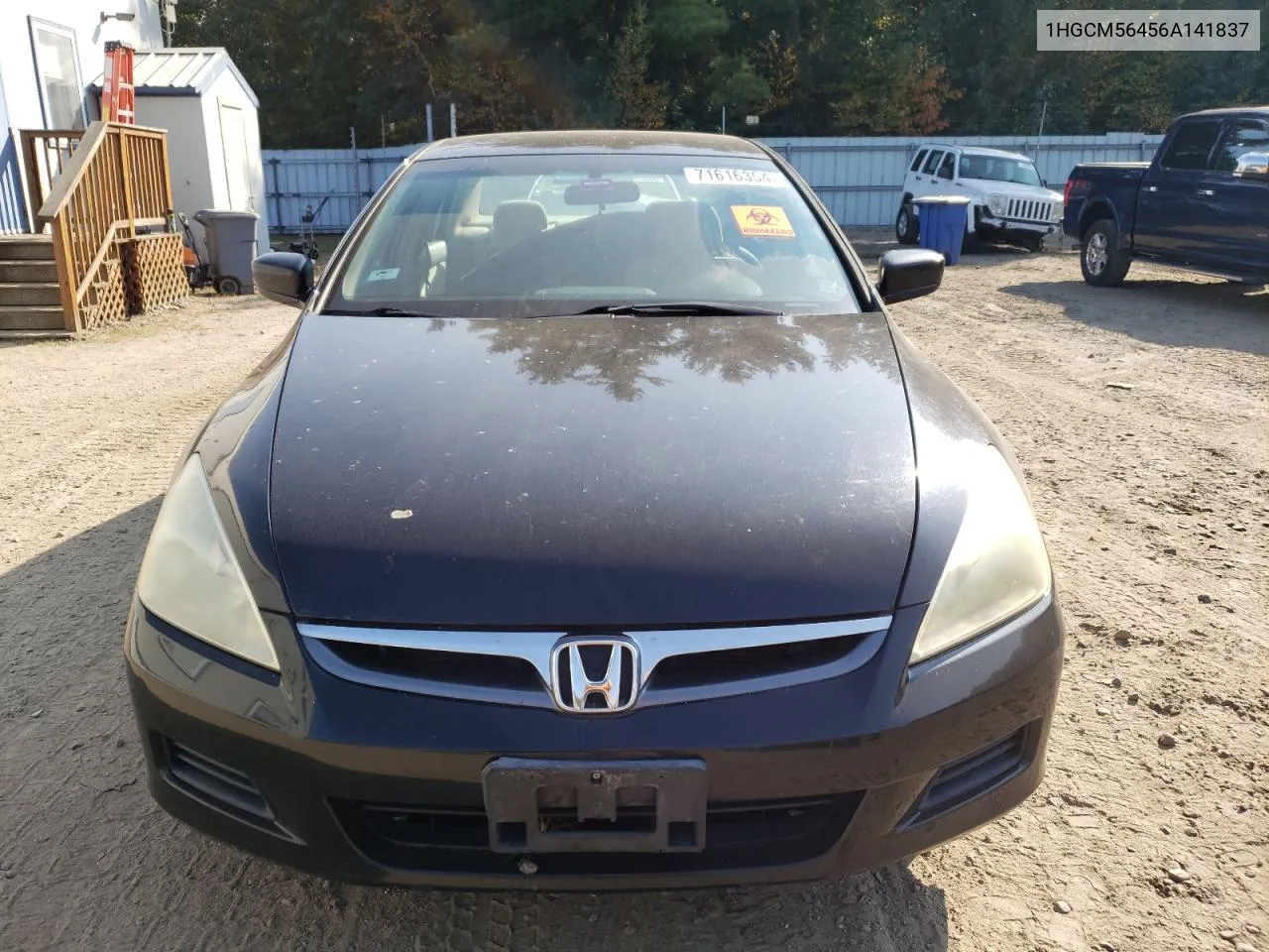 1HGCM56456A141837 2006 Honda Accord Lx