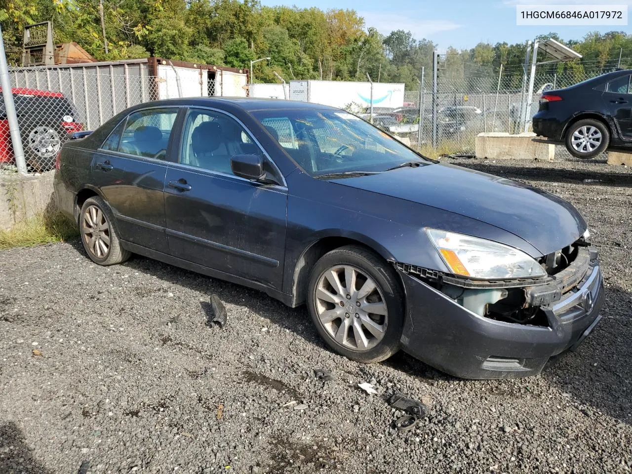 2006 Honda Accord Ex VIN: 1HGCM66846A017972 Lot: 72378104