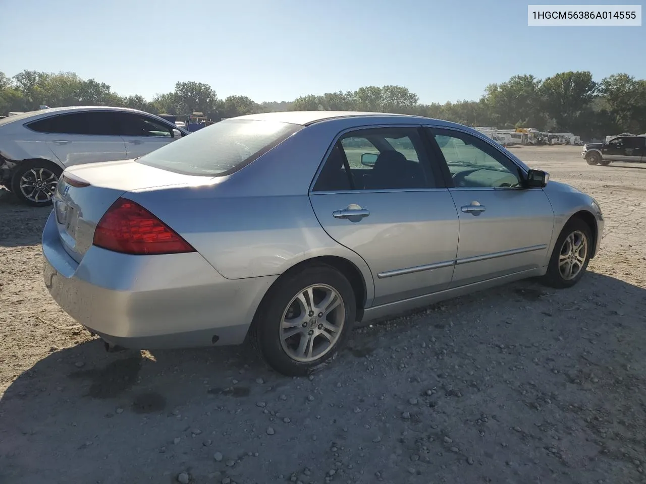 1HGCM56386A014555 2006 Honda Accord Se