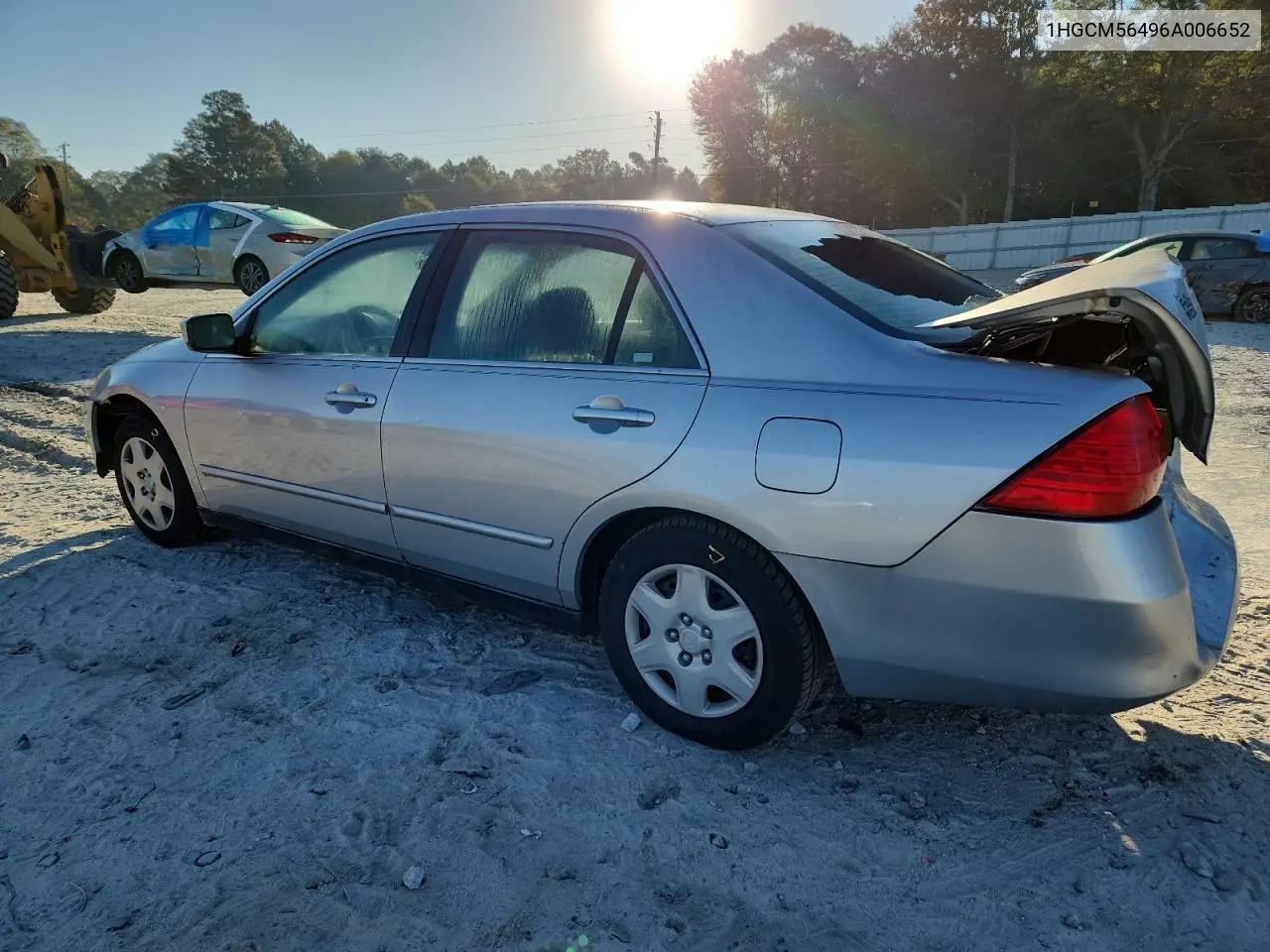 1HGCM56496A006652 2006 Honda Accord Lx
