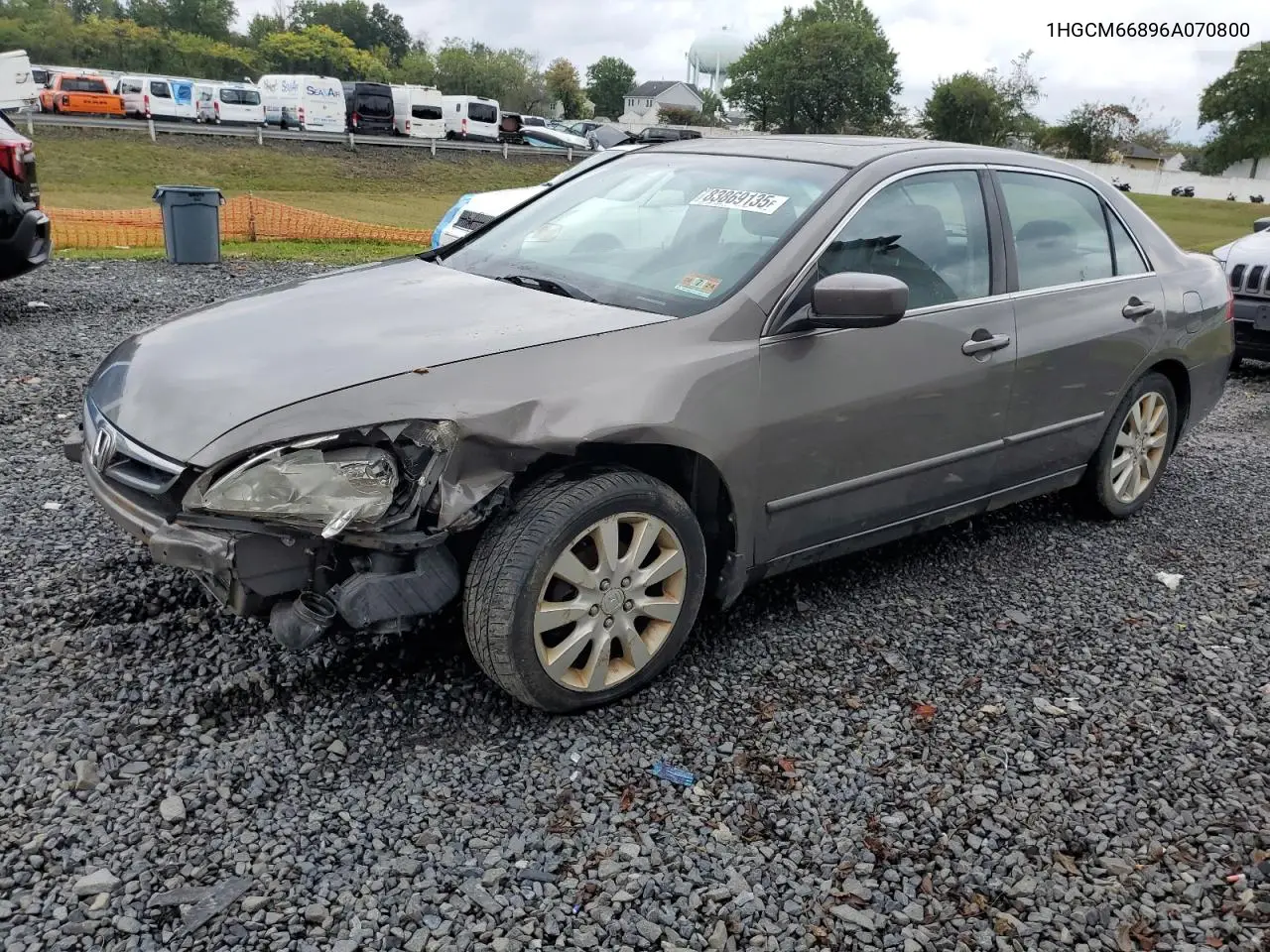 1HGCM66896A070800 2006 Honda Accord Ex