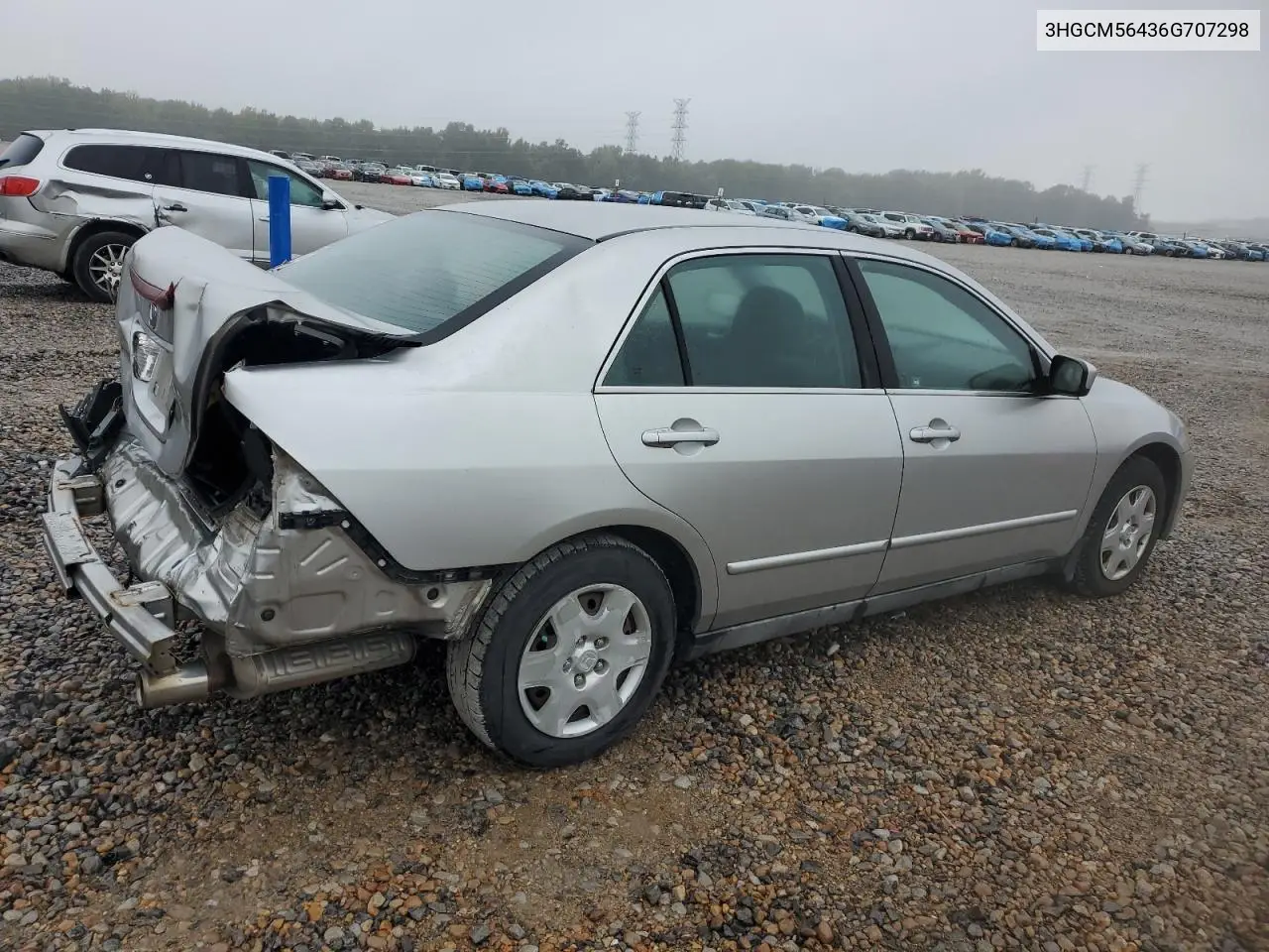 3HGCM56436G707298 2006 Honda Accord Lx