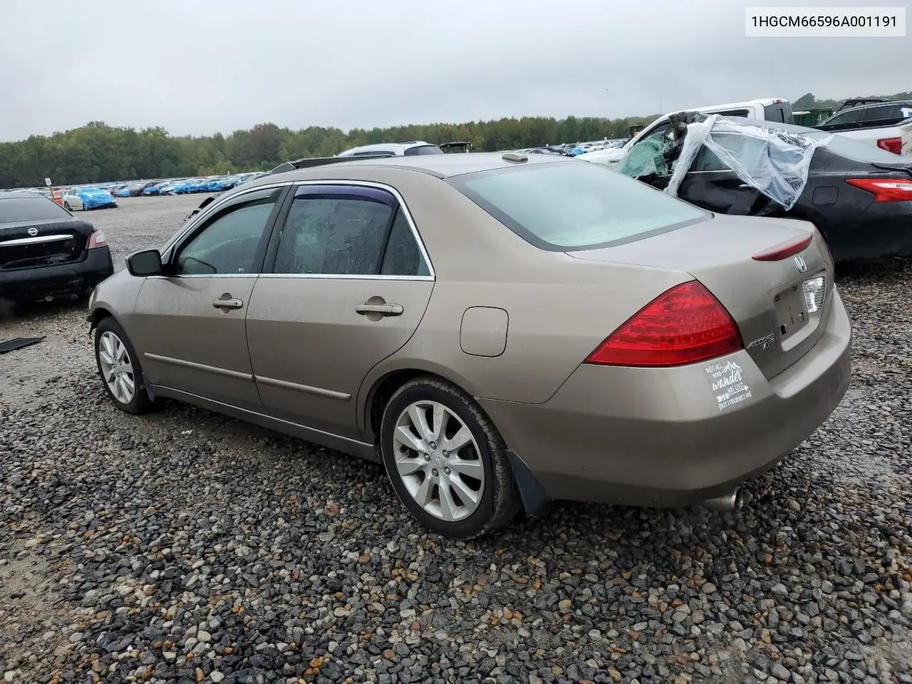 1HGCM66596A001191 2006 Honda Accord Ex