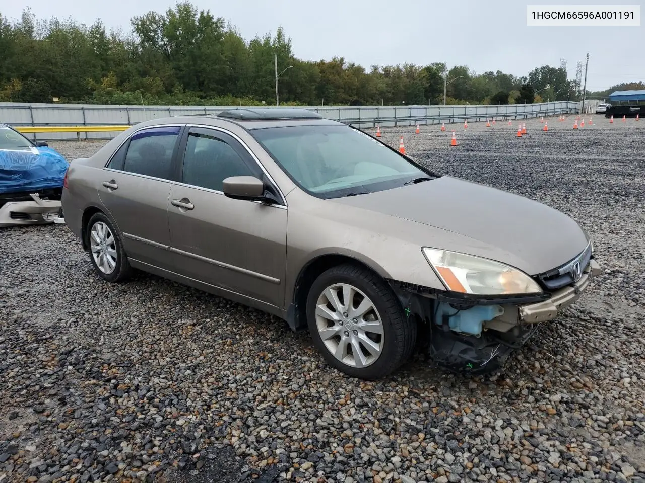 1HGCM66596A001191 2006 Honda Accord Ex