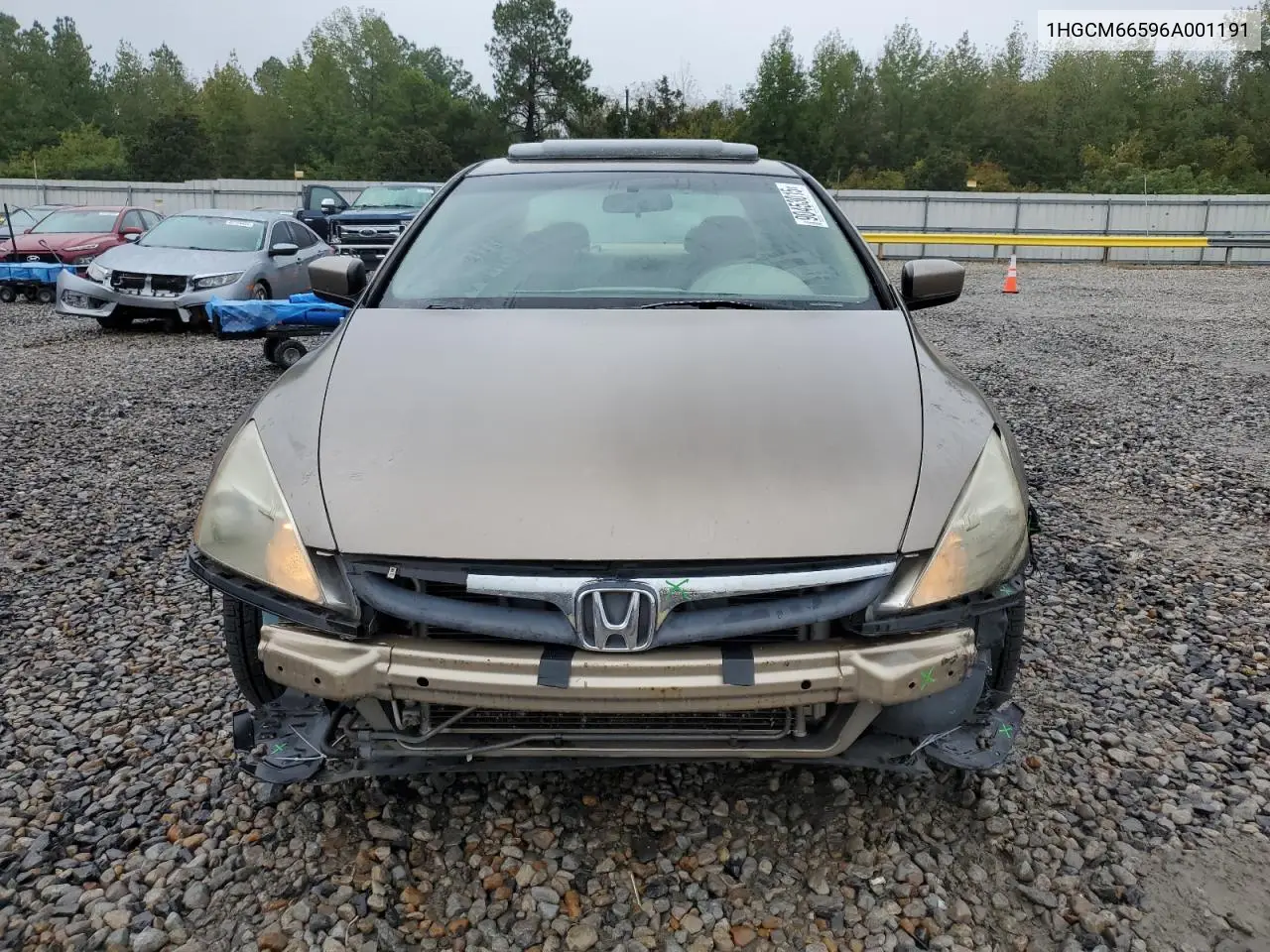 1HGCM66596A001191 2006 Honda Accord Ex