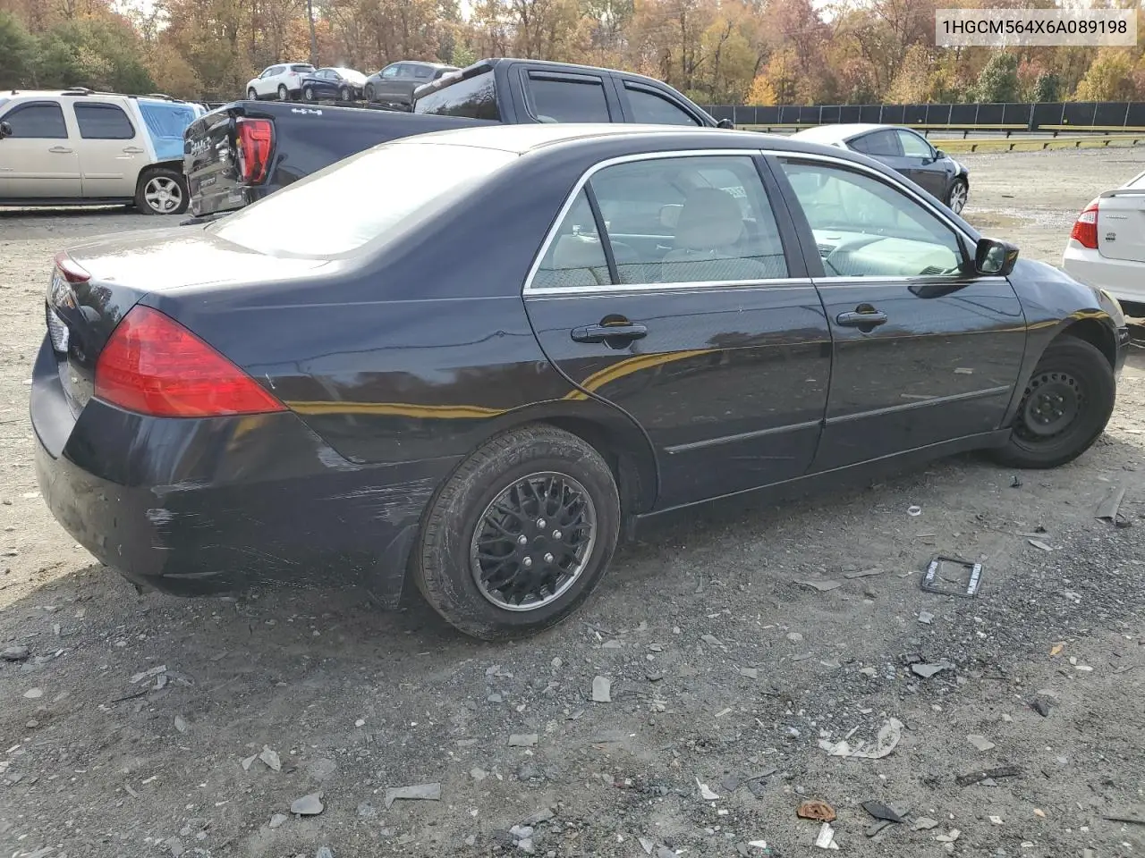 1HGCM564X6A089198 2006 Honda Accord Lx