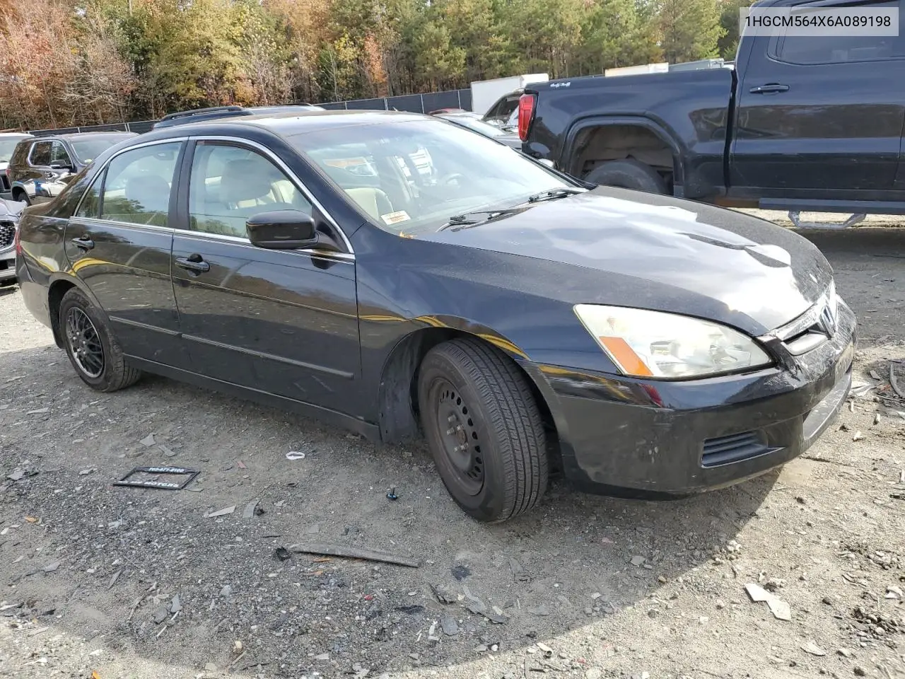 1HGCM564X6A089198 2006 Honda Accord Lx